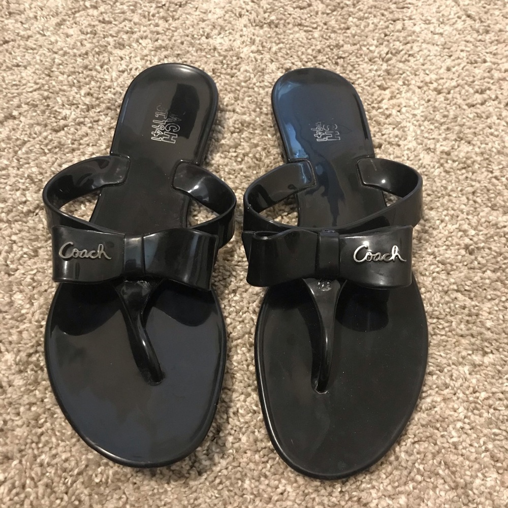Coach flip flops